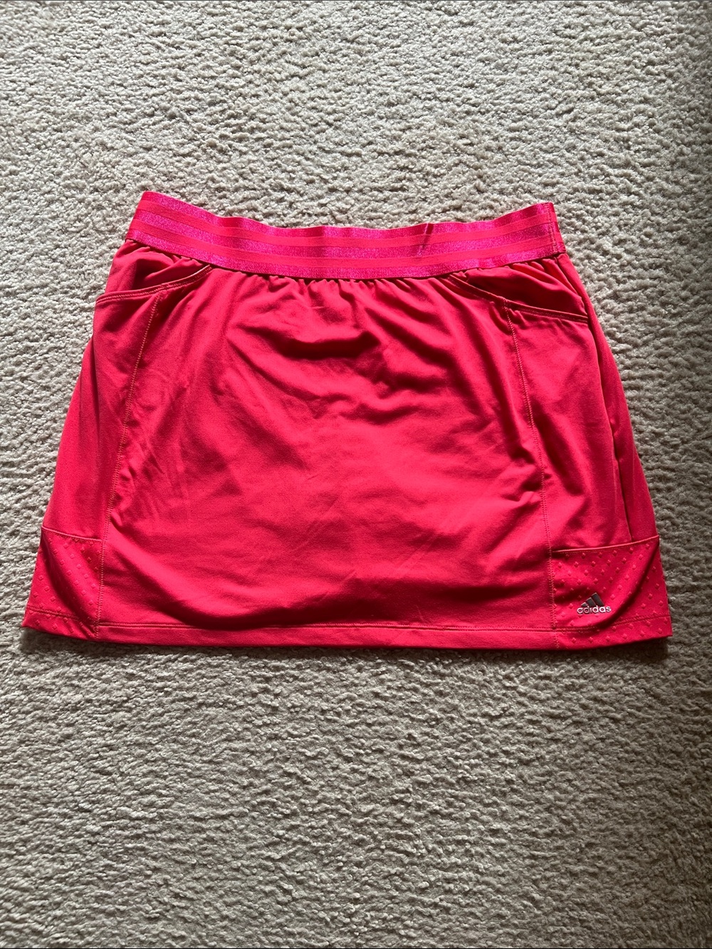 adidas Bright Pink Athletic Skort